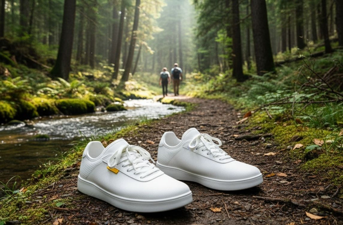 Hiking with Waterproof Sneakers