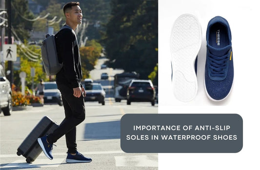 Anti-Slip Soles in Waterproof Shoes
