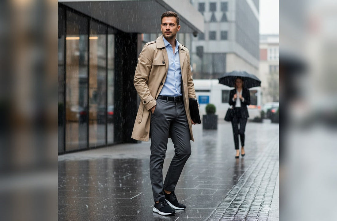 Pairing THEESE with Office Wear for Smart Casual Waterproof Looks