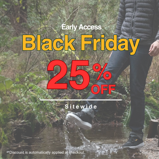 Black Friday EARLY ACCESS at THEESE: The Biggest Waterproof Shoe Deals of the Year!