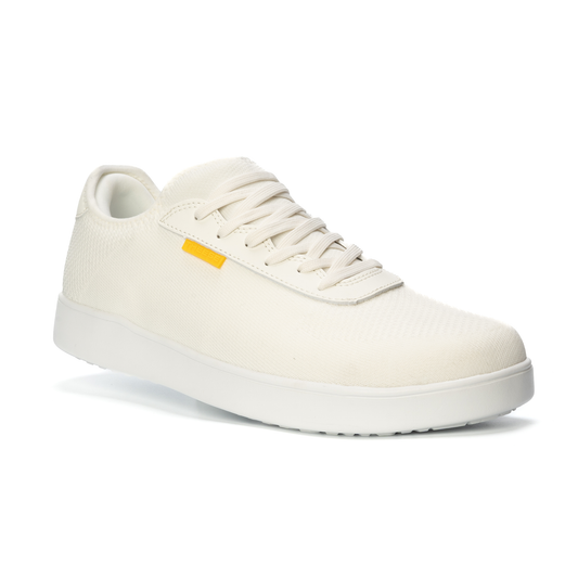 white waterproof sneakers