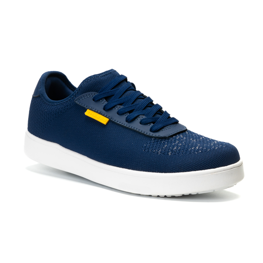 Blue sneaker for walking