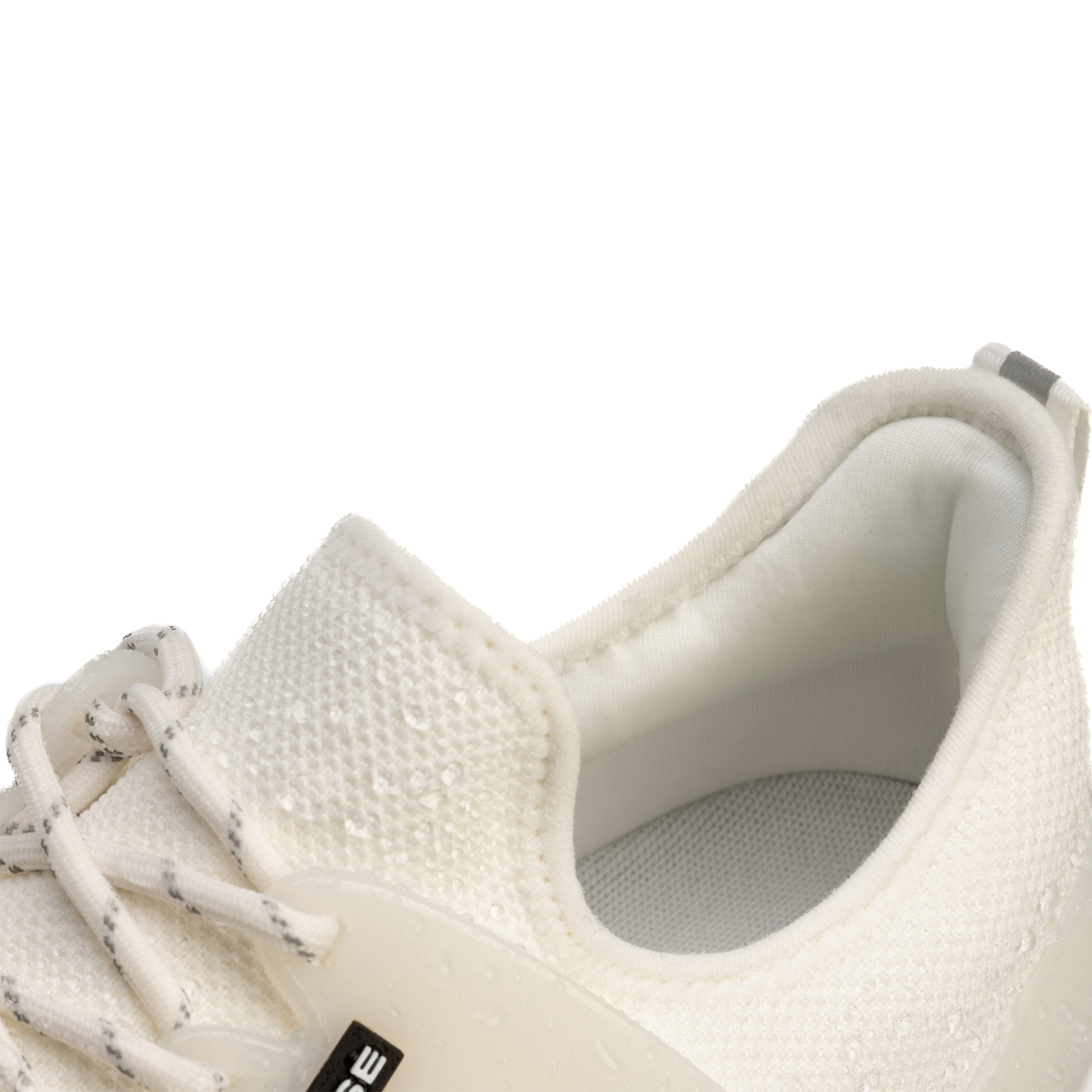 comfortable white waterproof sneakers
